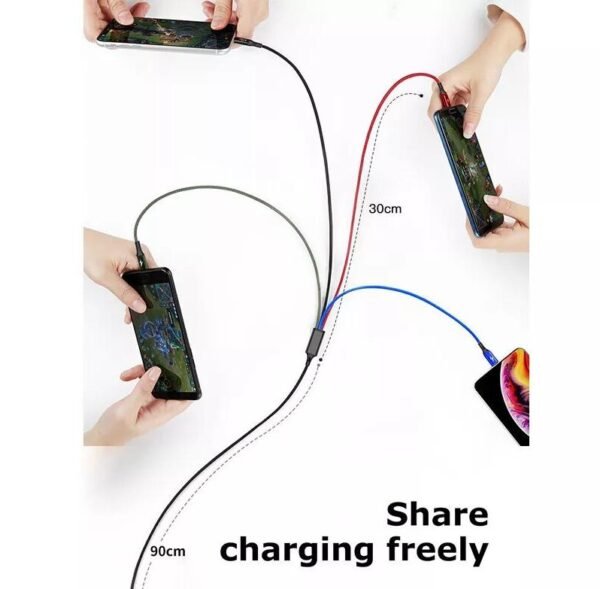 4 in 1 Multi USB Charging Cable Fast Charger Cord For iPhone/Type C/Micro USB - Image 7